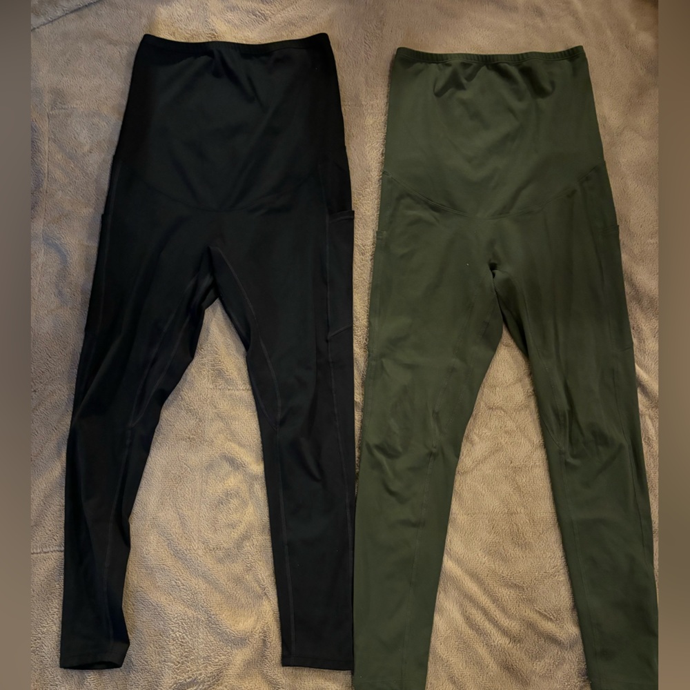Enerful Maternity leggings 2 pack